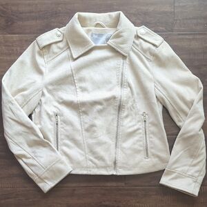 ASOS Beige Zip-Up Jacket Size 4
